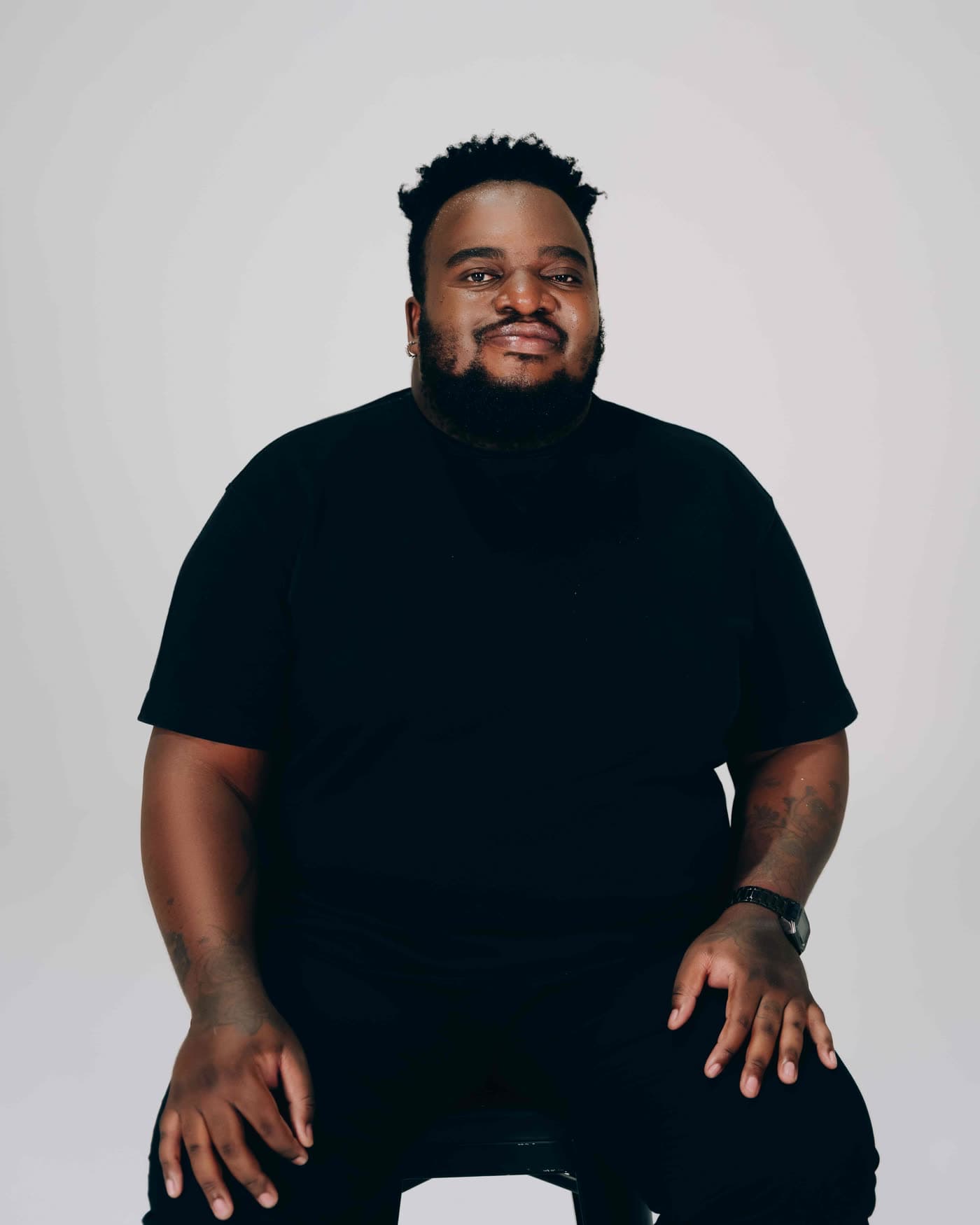 Isaac "Huey" Olifant photographed in session